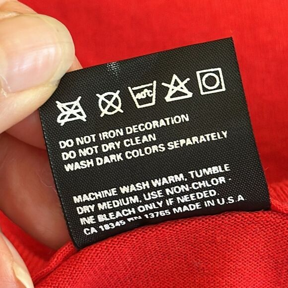 Vintage Ole Miss Little Rebel Bowl red cotton/polyester short sleeve T-shirt - Picture 8 of 8